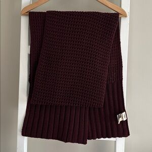 UGG Wool Blend Sweater Knit Scarf